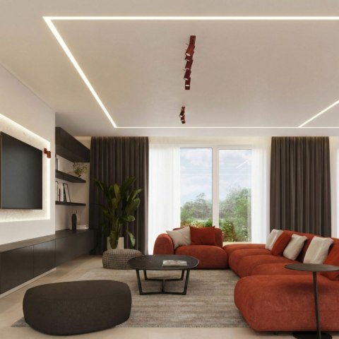 Sollux Lighting Plafon RING 6L burgund