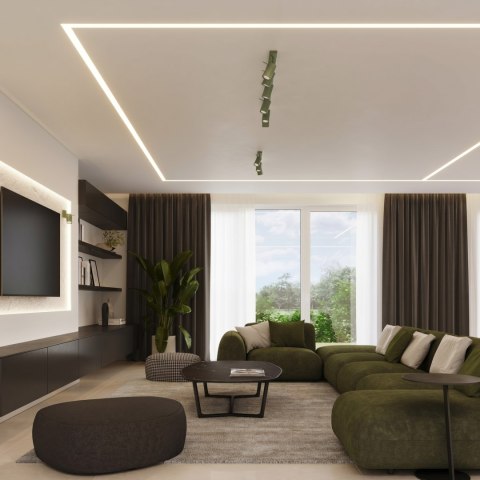 Sollux Lighting Plafon RING 6L szałwiowy