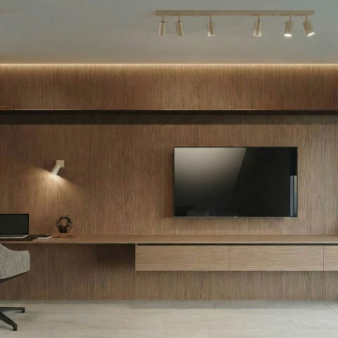 Sollux Lighting Plafon RING 6L taupe