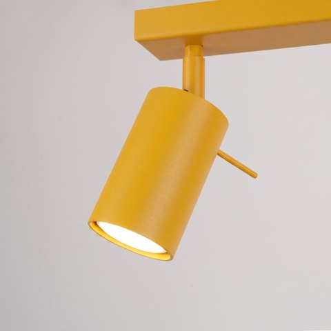 Sollux Lighting Plafon RING 6L żółty