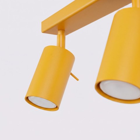 Sollux Lighting Plafon RING 6L żółty