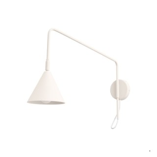 Sollux Lighting Kinkiet NOX 1 beżowy z włącznikiem