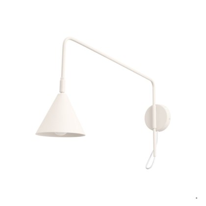 Sollux Lighting Kinkiet NOX 1 beżowy z włącznikiem