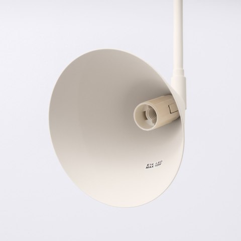 Sollux Lighting Kinkiet NOX 1 beżowy z włącznikiem