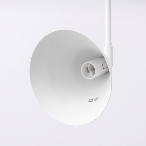 Sollux Lighting Kinkiet NOX 1 biały z włącznikiem