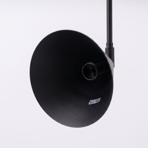 Sollux Lighting Kinkiet NOX 1 czarny z włącznikiem