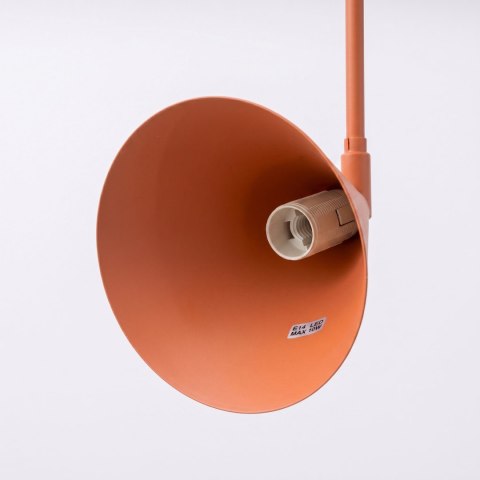 Sollux Lighting Kinkiet NOX 1 ochra czerwona z włącznikiem