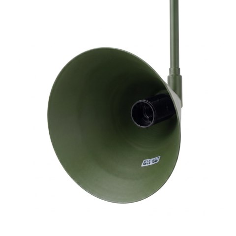 Sollux Lighting Kinkiet NOX 2 zielona oliwka z włącznikiem