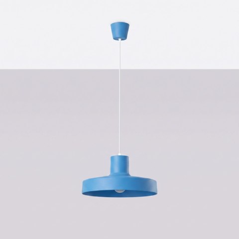 Sollux Lighting Lampa wisząca BILO błękitna