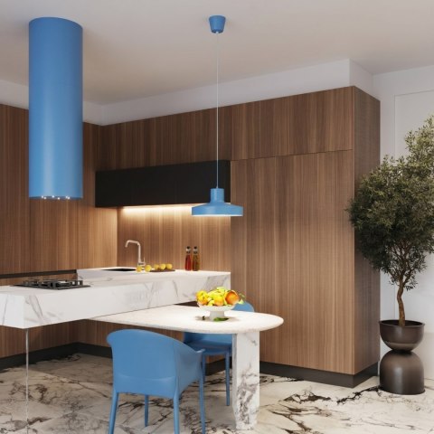 Sollux Lighting Lampa wisząca BILO błękitna