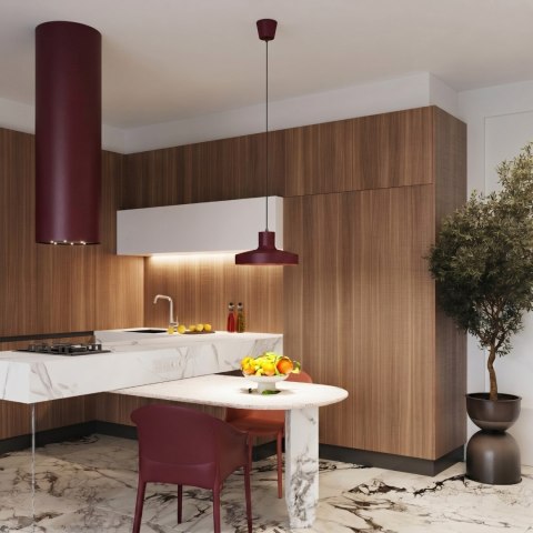 Sollux Lighting Lampa wisząca BILO burgund