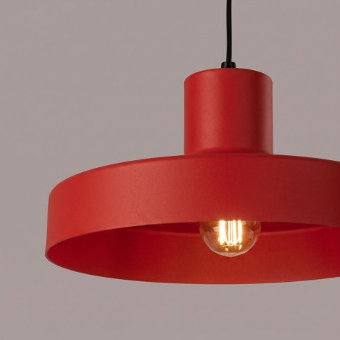 Sollux Lighting Lampa wisząca BILO czerwona