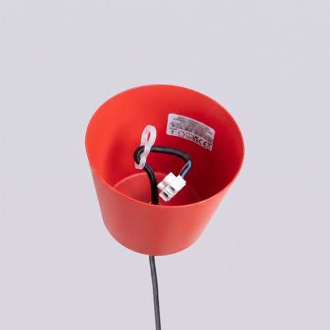 Sollux Lighting Lampa wisząca BILO czerwona