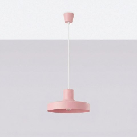 Sollux Lighting Lampa wisząca BILO różowa