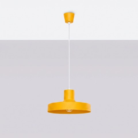 Sollux Lighting Lampa wisząca BILO żółta