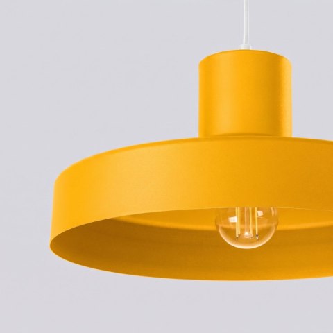 Sollux Lighting Lampa wisząca BILO żółta