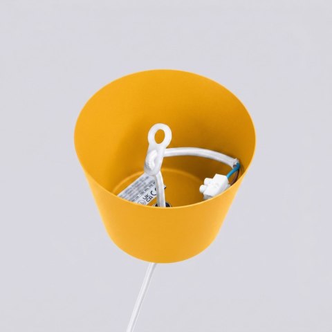 Sollux Lighting Lampa wisząca BILO żółta