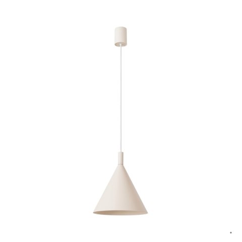 Sollux Lighting Lampa wisząca NOX 25 beżowa