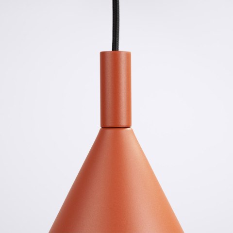 Sollux Lighting Lampa wisząca NOX 25 ochra czerwona