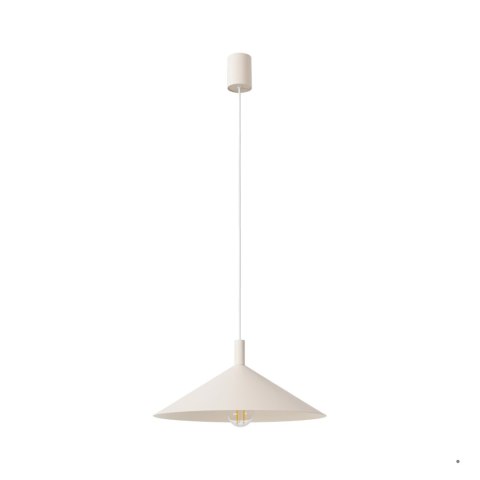 Sollux Lighting Lampa wisząca NOX 40 beżowa