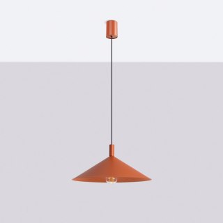 Sollux Lighting Lampa wisząca NOX 40 ochra czerwona