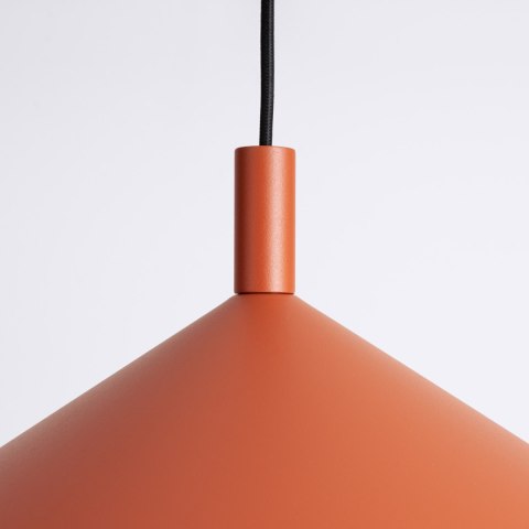 Sollux Lighting Lampa wisząca NOX 40 ochra czerwona