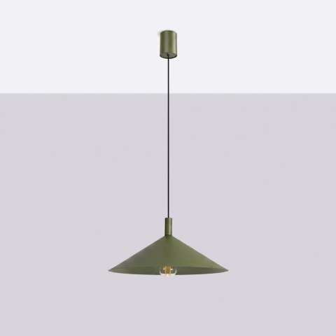 Sollux Lighting Lampa wisząca NOX 40 zielona oliwka