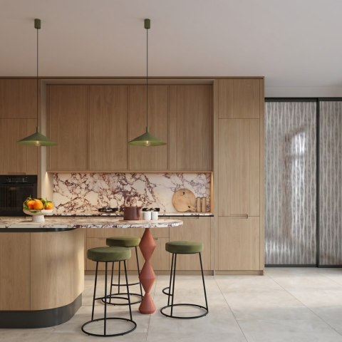 Sollux Lighting Lampa wisząca NOX 40 zielona oliwka