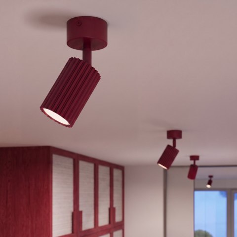 Sollux Lighting Plafon KARBON 1 burgund