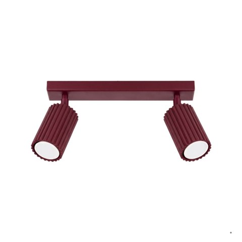 Sollux Lighting Plafon KARBON 2 burgund