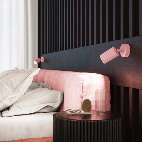 Sollux Lighting Plafon KARBON 3L różowy