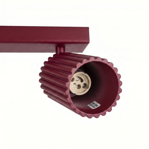 Sollux Lighting Plafon KARBON 6L burgund