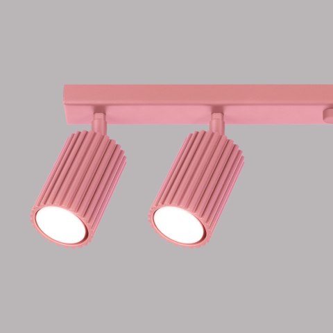 Sollux Lighting Plafon KARBON 6L różowy
