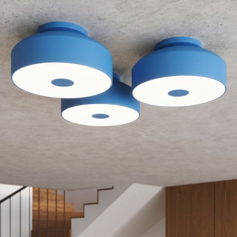 Sollux Lighting Plafon OMIQ błękitny