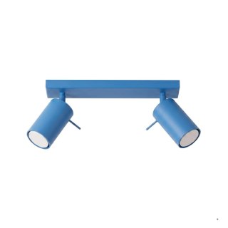 Sollux Lighting Plafon RING 2 błękitny