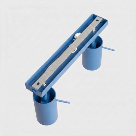 Sollux Lighting Plafon RING 2 błękitny