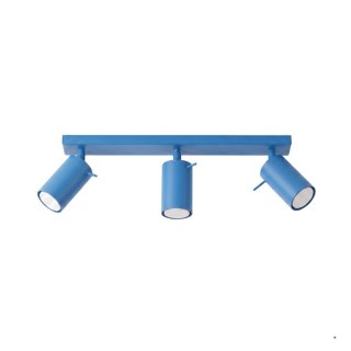 Sollux Lighting Plafon RING 3L błękitny