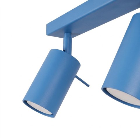Sollux Lighting Plafon RING 3L błękitny