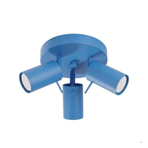 Sollux Lighting Plafon RING 3P błękitny