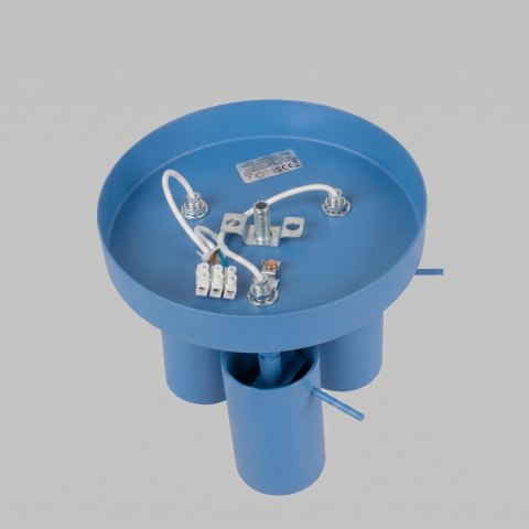 Sollux Lighting Plafon RING 3P błękitny