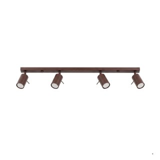 Sollux Lighting Plafon RING 4L brązowy