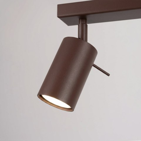 Sollux Lighting Plafon RING 6L brązowy