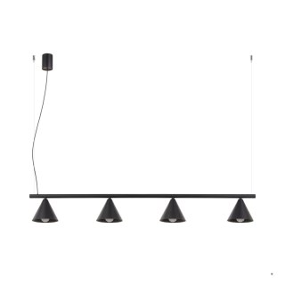 Sollux Lighting Żyrandol NOX 4L czarna