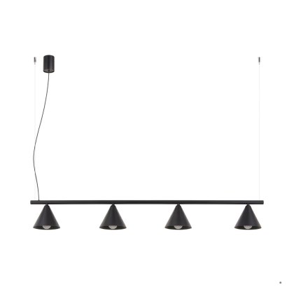 Sollux Lighting Żyrandol NOX 4L czarna