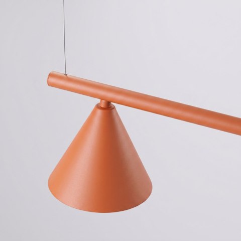 Sollux Lighting Żyrandol NOX 4L ochra czerwona