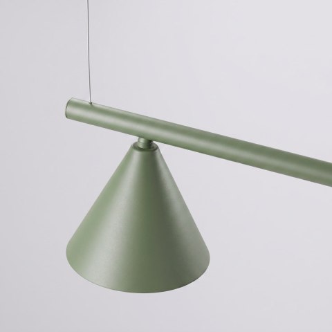 Sollux Lighting Żyrandol NOX 4L zielona oliwka