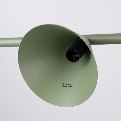 Sollux Lighting Żyrandol NOX 4L zielona oliwka