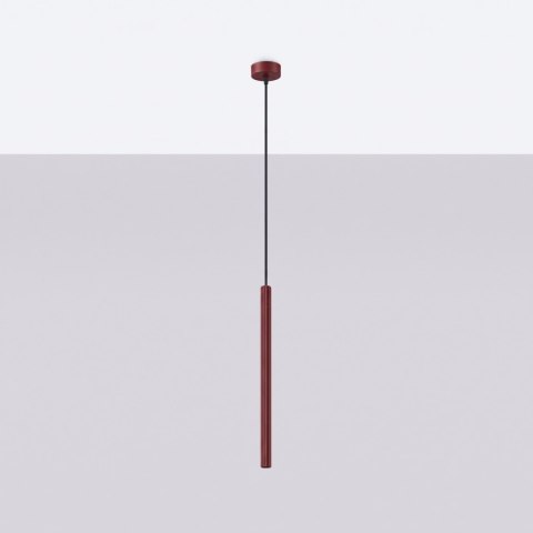 Sollux Lighting Lampa wisząca ARCHE 1 burgund