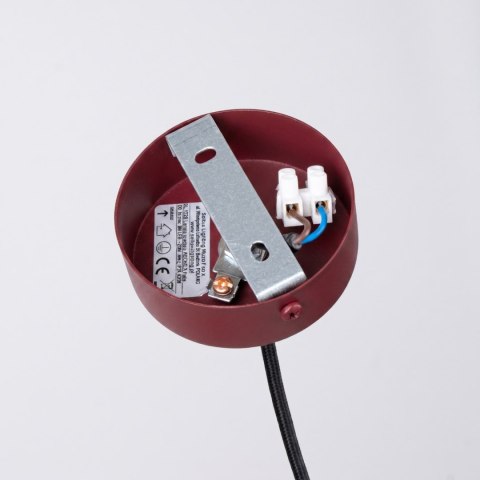 Sollux Lighting Lampa wisząca ARCHE 1 burgund