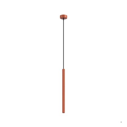 Sollux Lighting Lampa wisząca ARCHE 1 ochra czerwona